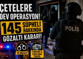 Sokak çeteleri ve yasa dışı bahis ağına dev operasyon! 145 şüpheli hakkında gözaltı kararı