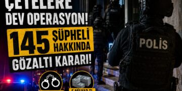 Sokak çeteleri ve yasa dışı bahis ağına dev operasyon! 145 şüpheli hakkında gözaltı kararı