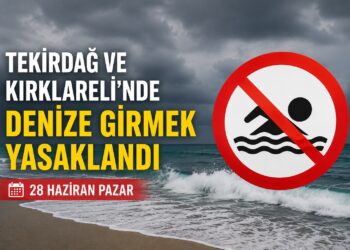 Tekirdağ ve Kırklareli’nde Denize Girişlere Hava Engeli: Yasak Kararı Alındı