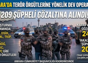 Ankara’da Terör Örgütlerine Yönelik Operasyon: 209 Şüpheli Gözaltına Alındı
