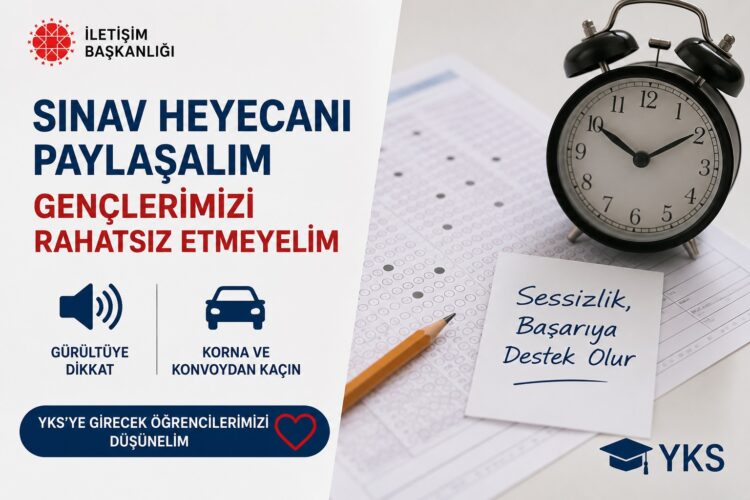İletişim Başkanlığı’ndan Milli Maç Öncesi YKS Hassasiyeti Çağrısı YKS habermeydan