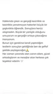 Yağmur Ünal'dan 'uyuşturucu testi' açıklaması Yagmur unaldan uyusturucu testi aciklamasi1 habermeydan