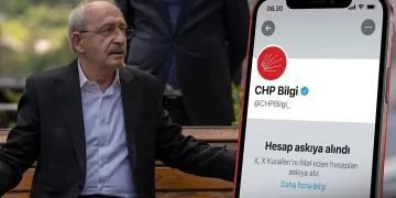 Cumhuriyet Halk Partisi’nin sosyal medya hesabı askıya alındı