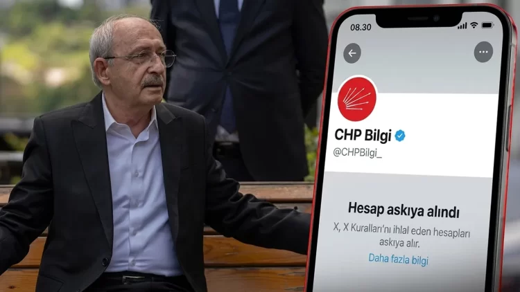 Cumhuriyet Halk Partisi’nin sosyal medya hesabı askıya alındı Cumhuriyet Halk Partisi’nin sosyal medya hesabı askıya alındı.