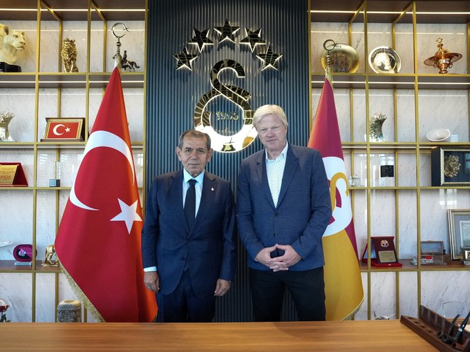 Dursun Özbek, Alman efsane Oliver Kahn ile bir araya geldi dursun ozbek alman efsane oliver kahn ile bir araya geldi habermeydan