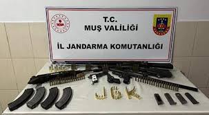 Muş Bulanık'ta, silah ve mühimmat ele geçirildi! Muş Bulanık’ta, silah ve mühimmat ele geçirildi!