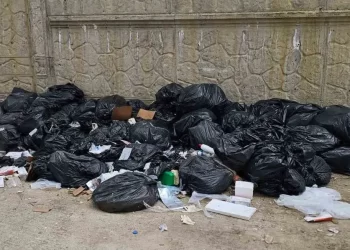 Muş Hasköy Devlet Hastanesi’nde, tepki çeken çöp yığınları!