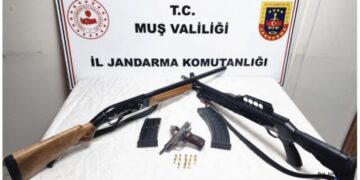 Muş Varto’da, silah ve muhimmat operasyonu!