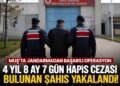 Muş’ta, 4 Yıl 8 Ay Hapis Cezası Bulunan Şahıs Yakalandı!