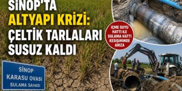 Sinop’ta Altyapı Krizi: Çeltik Tarlaları Susuz Kaldı