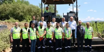 Sinop'ta, asfalt sezonuna start verildi! Sinop’ta, asfalt sezonuna start verildi!