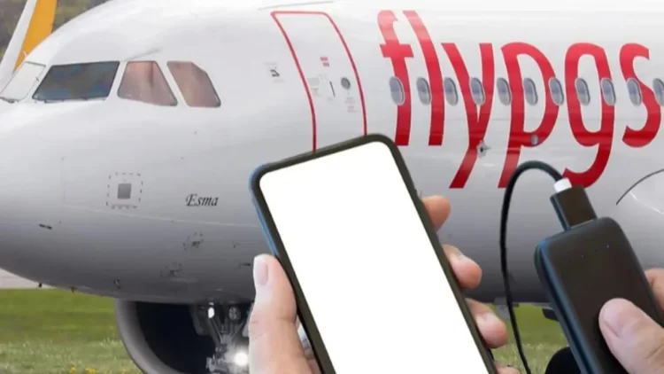 Uçakta powerbank paniği...