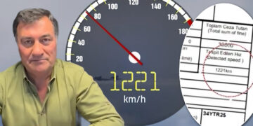 Trafikte pes dedirten hız: Formula 1 aracını ve yolcu uçağını geride bıraktı