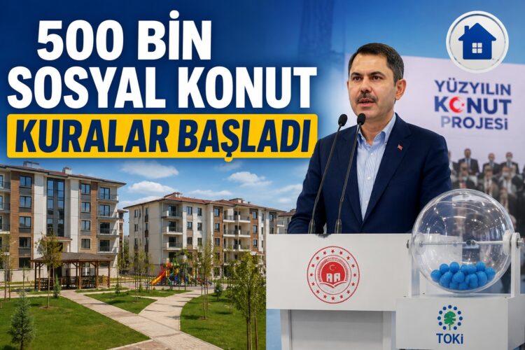 500 Bin Sosyal Konut Projesi'nde yeni aşama! Konut belirleme kuraları Adıyaman'da başladı 500 Bin Sosyal Konut Projesi habermeydan