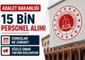 Adalet Bakanlığı 15 Bin Personel Alımı Sonuçları Ne Zaman Açıklanacak? Gözler Sözlü Sınav Takviminde Adalet Bakanlığı 15 Bin Personel Alımı Sonuçları Ne Zaman Açıklanacak? Gözler Sözlü Sınav Takviminde