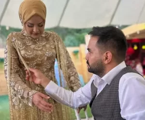 Gamze Ezildi'nin kına kıyafeti olay oldu Gamze Ezildi kina kiyafeti olay oldu1 habermeydan
