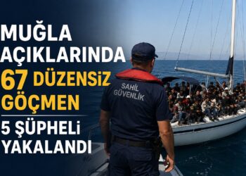 Muğla Açıklarında Göçmen Kaçakçılığı Operasyonu: 67 Düzensiz Göçmen ve 5 Şüpheli Yakalandı Muğla Açıklarında Göçmen Kaçakçılığı Operasyonu: 67 Düzensiz Göçmen ve 5 Şüpheli Yakalandı