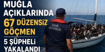Muğla Açıklarında Göçmen Kaçakçılığı Operasyonu: 67 Düzensiz Göçmen ve 5 Şüpheli Yakalandı Muğla Açıklarında Göçmen Kaçakçılığı Operasyonu: 67 Düzensiz Göçmen ve 5 Şüpheli Yakalandı