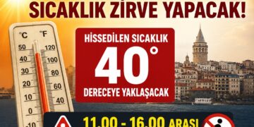 İstanbul'da kavurucu sıcak alarmı! Valilikten kritik uyarı: 11.00-16.00 saatleri arasında dışarı çıkmayın İstanbul’da kavurucu sıcak alarmı! Valilikten kritik uyarı: 11.00-16.00 saatleri arasında dışarı çıkmayın