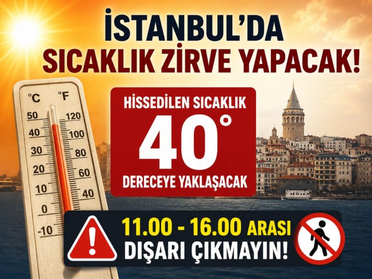 Istanbulda kavurucu sicak alarmi habermeydan