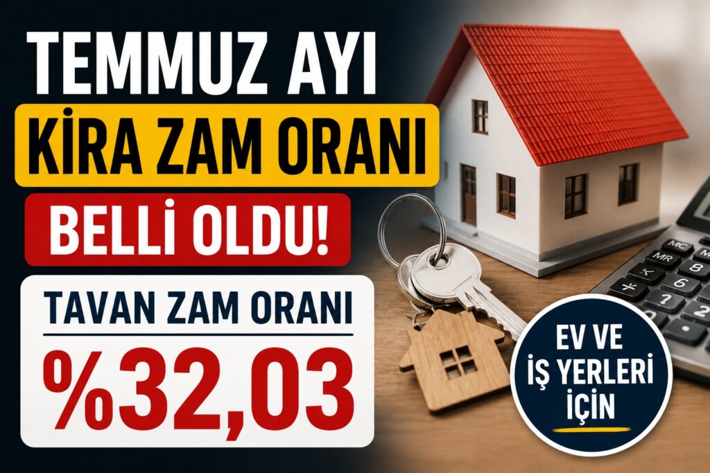 Temmuz Kira Artış Oranı Açıklandı! İşte Ev ve İş Yerleri İçin Yeni Zam Tavanı Kira Artis Orani habermeydan