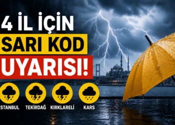 Meteoroloji alarm verdi: İstanbul dahil 4 ilde kuvvetli yağış bekleniyor Meteoroloji alarm verdi: İstanbul dahil 4 ilde kuvvetli yağış bekleniyor