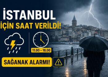 İstanbul’da Sağanak Alarmı! Meteoroloji ve AKOM Saat Vererek Uyardı