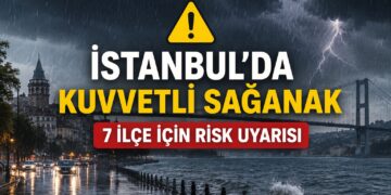 Meteoroloji’den İstanbul İçin Kritik Uyarı: Sağanak ve Fırtına Etkisini Artırıyor