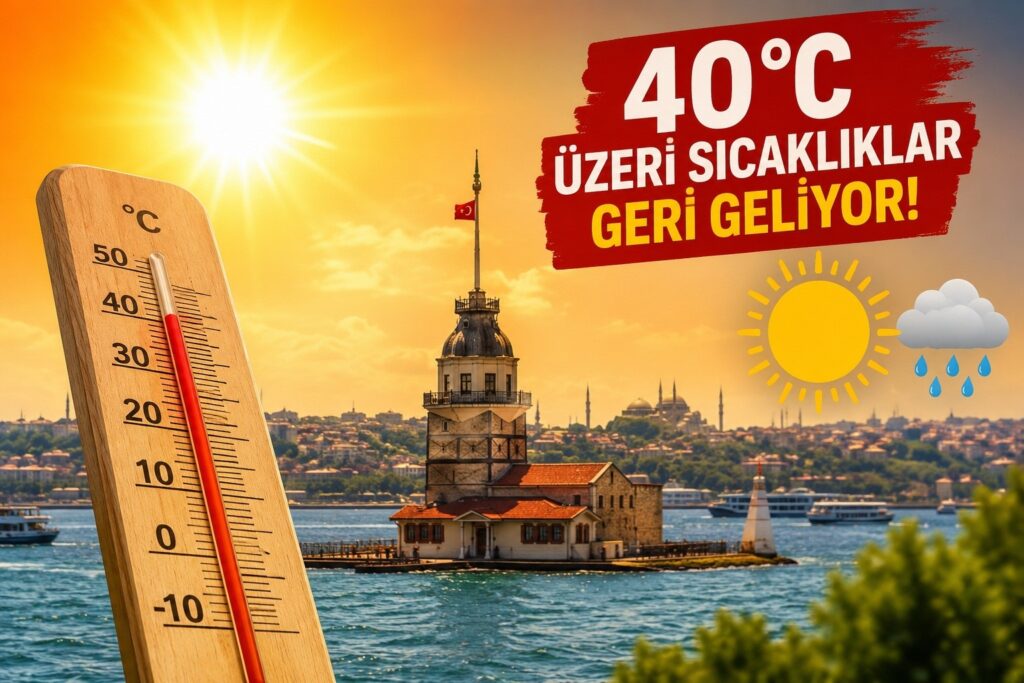 Meteoroloji Tarih Verdi: Kavurucu Sıcaklar Geri Dönüyor! 40 Dereceyi Aşacak İller Belli Oldu Meteoroloji252 habermeydan