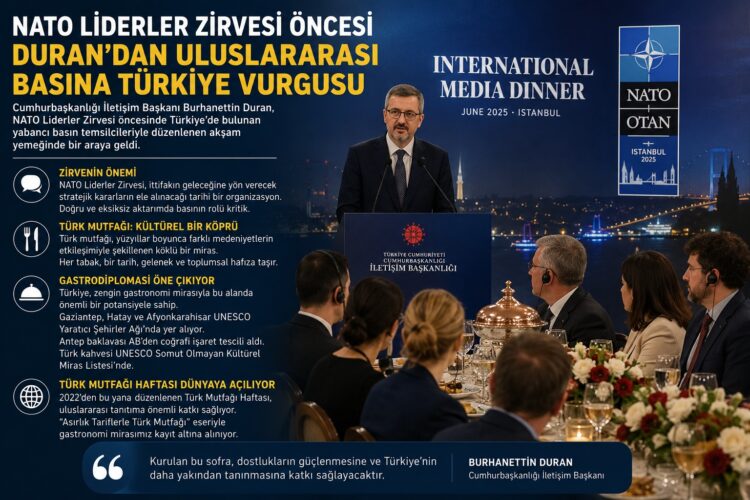 NATO Liderler Zirvesi Öncesi Duran'dan Uluslararası Basına Türkiye Vurgusu NATO Liderler Zirvesi habermeydan