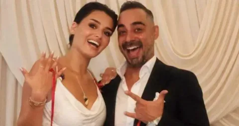 Olgun Toker ve Yağmur Karakılınç nişanlandı Olgun Toker Yagmur Karakilinc nisanlandi habermeydan