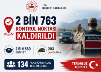 Terörsüz Türkiye sürecinde yeni adım! 2 bin 763 kontrol noktası kaldırıldı Terörsüz Türkiye sürecinde yeni adım! 2 bin 763 kontrol noktası kaldırıldı