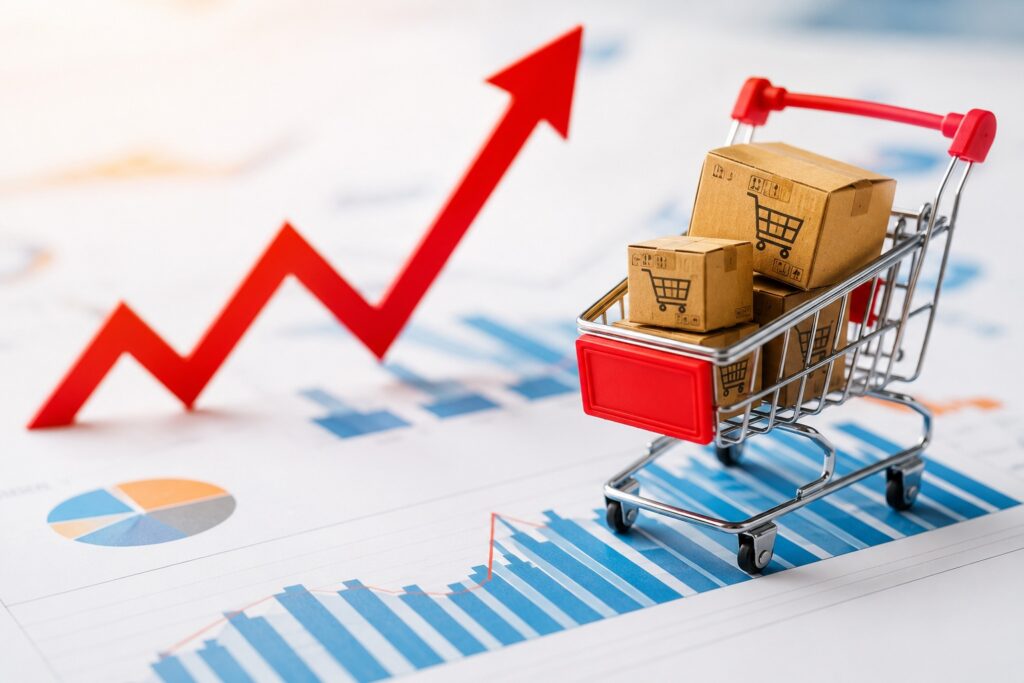 Perakende Satışlar Yüzde 13,7 Arttı, Ticaret Hacmi Geriledi Ticaret Hacmi1 habemreydan