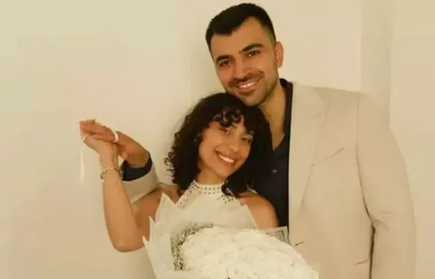 Tuğba Yılmaz ile Alperen Sazlı evlendi Tugba Yilmaz Alperen Sazli evlendi habermeydan