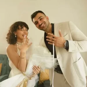 Tuğba Yılmaz ile Alperen Sazlı evlendi Tugba Yilmaz Alperen Sazli evlendi1 habermeydan