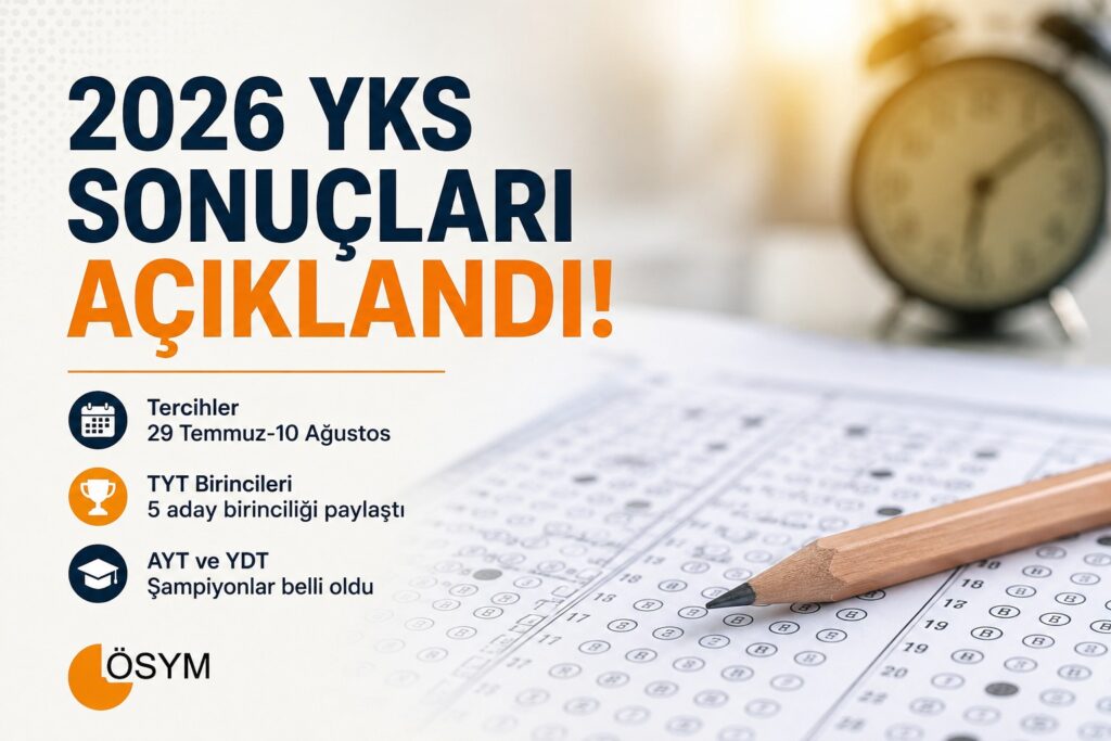 2026 YKS Sonuçları Açıklandı: Üniversite Tercih Tarihleri ve Türkiye Birincileri Belli Oldu YKS Sonuclari habermeydan