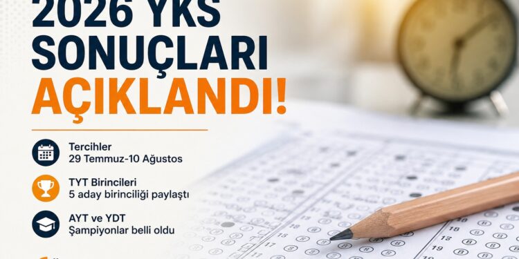 2026 YKS Sonuçları Açıklandı: Üniversite Tercih Tarihleri ve Türkiye Birincileri Belli Oldu