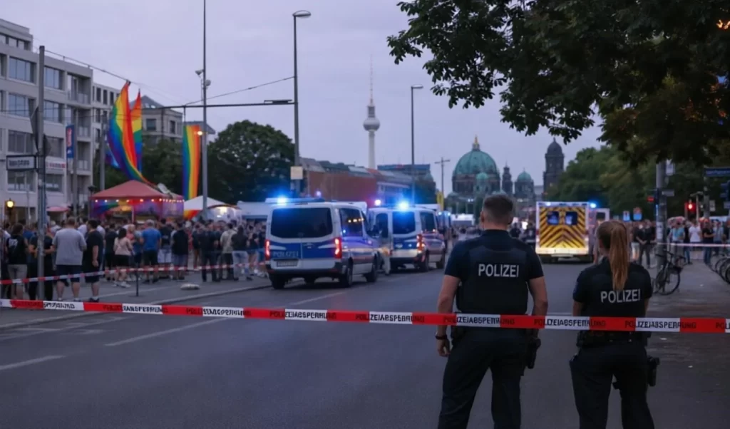 Berlin'de Onur Yürüyüşü yakınında araç kalabalığa daldı: Çok sayıda yaralı berlin pride habermeydan