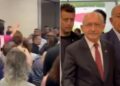 Deniz Göktaş'a destek için adliyeye giden Kılıçdaroğlu'na protesto Deniz Göktaş’a destek için adliyeye giden Kılıçdaroğlu’na protesto