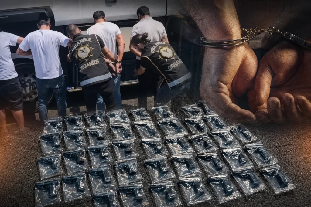 İstanbul'da yolcu otobüsünde 120 silah bulundu istanbul da otobuse silah operasyonu gizli bolmeden 120 ruhsatsiz tabanca cikti habermeydan