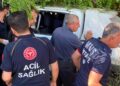 Muş'ta, Şarampole Devrilen Kamyonette Sıkışan 2 Kişi Kurtarıldı! Muş’ta, Şarampole Devrilen Kamyonette Sıkışan 2 Kişi Kurtarıldı!