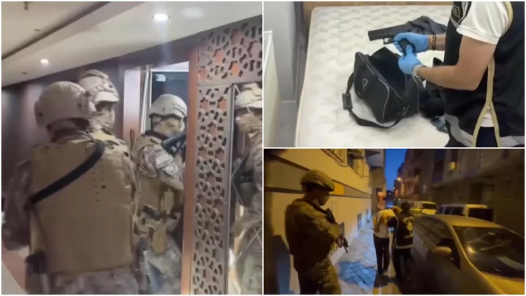 7 ayrı organize suç örgütüne operasyon...