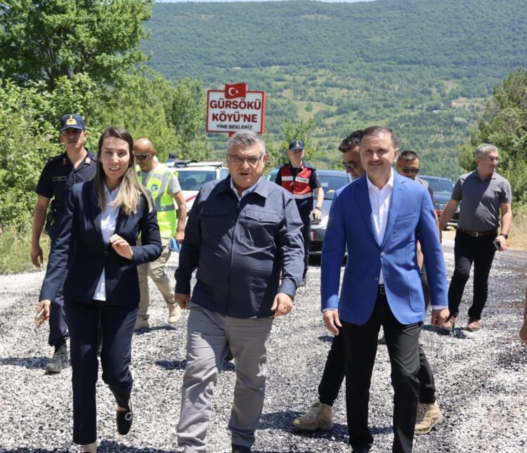 sinop gursoku koyu asfaltina kavustu habermeydan