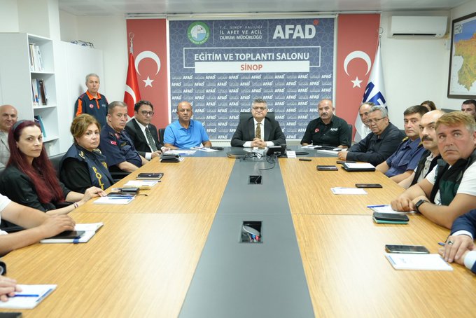 Sinop'ta, Afete karşı Kritik Toplantı! sinopta afete karsi kritik toplanti habermeydan