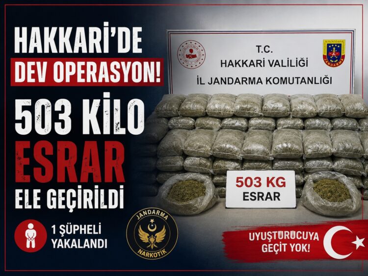 Hakkari'de dev uyuşturucu operasyonu! 503 kilo esrar ele geçirildi uyusturucu operasyonu3 habermeydan