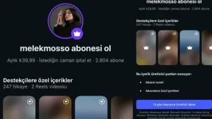 Melek Mosso'nun abonelik sistemi ne kadar kazandırdı? Melek Mossonun abonelik sistemi ne kadar kazandirdi1 habermeydan