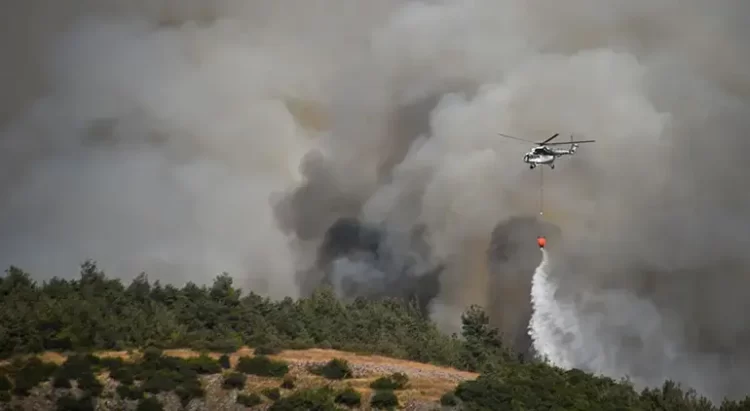 Balıkesir’de Orman Yangını 2’nci Gününde: Sındırgı-Simav Yolu Ulaşıma Kapatıldı Orman Yangini habermeydan