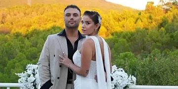Hamide Akkuş ile Tugay Ercins nişanlandı