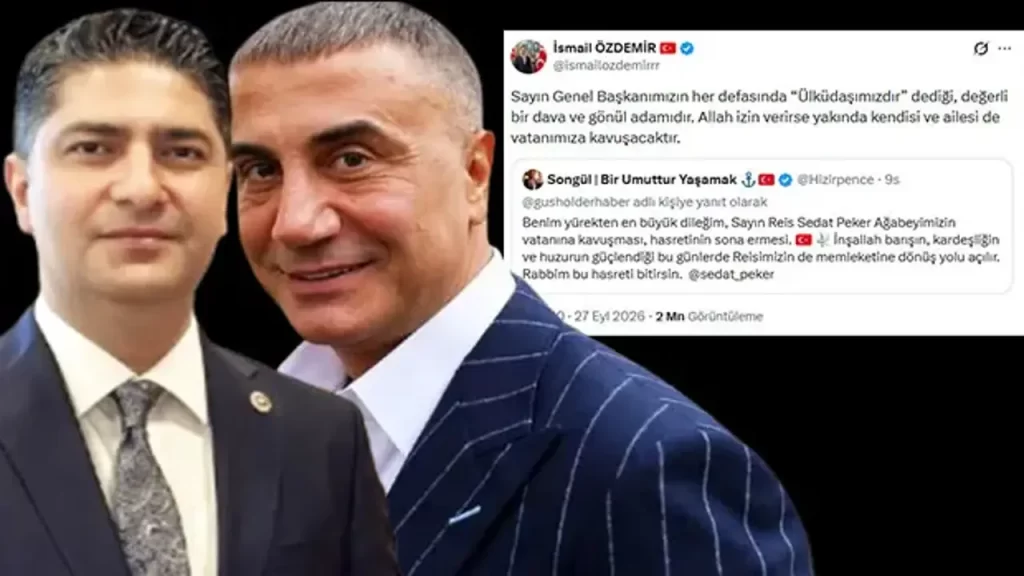 MHP Genel Başkan Yardımcısı İsmail Özdemir’den Sedat Peker açıklaması sedat peker habermeydan