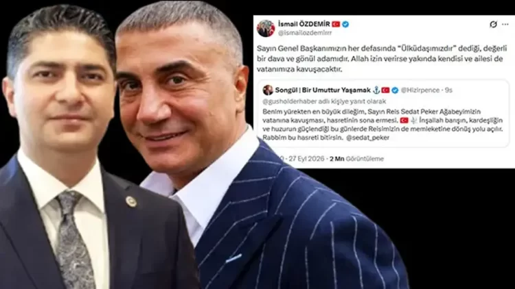MHP Genel Başkan Yardımcısı İsmail Özdemir’den Sedat Peker açıklaması MHP Genel Başkan Yardımcısı İsmail Özdemir’den Sedat Peker açıklaması...